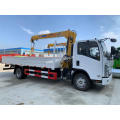 ISUZU 10 ton truck with 4 ton crane